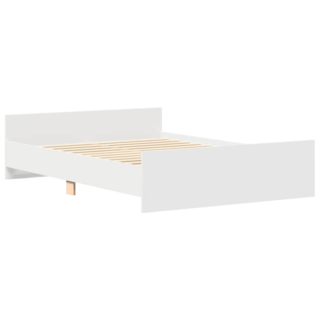8721012157101_g_en_hd_1 vidaXL Bed Frame without Mattress White 150x200 cm - Image 3