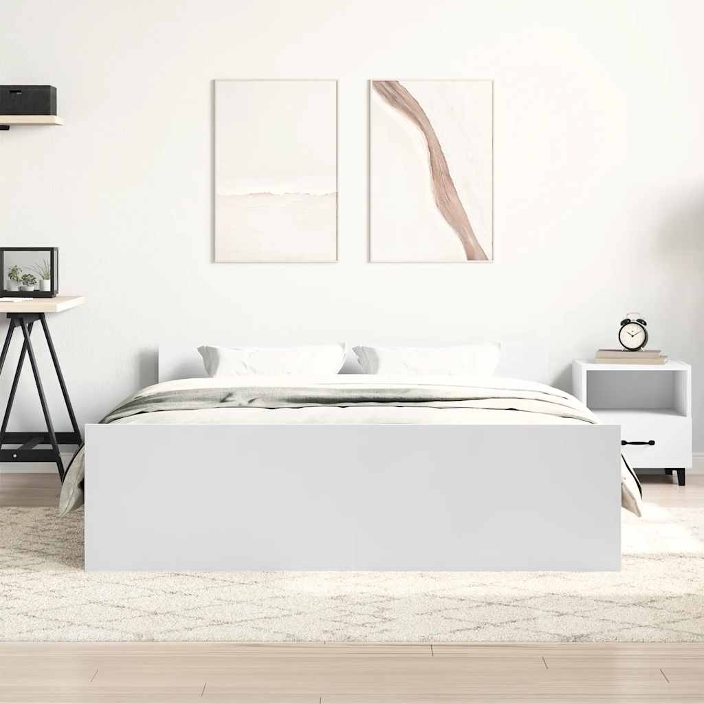 8721012157101_g_en_hd_2 vidaXL Bed Frame without Mattress White 150x200 cm - Image 4