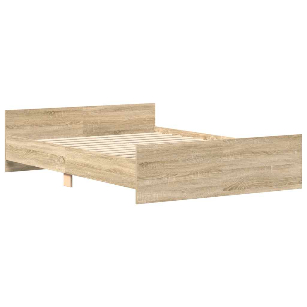 8721012157125_g_en_hd_1 vidaXL Bed Frame without Mattress Sonoma Oak 150x200 cm - Image 3