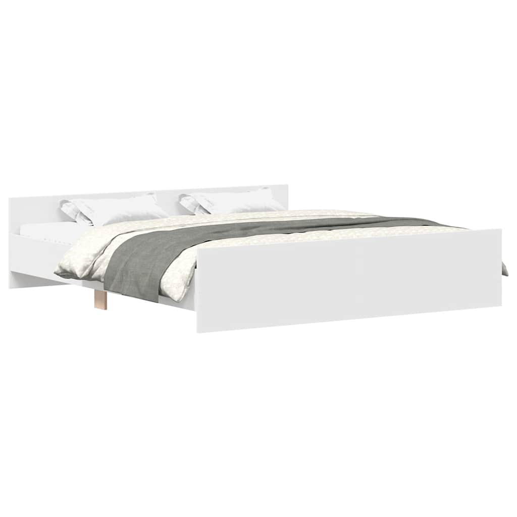 8721012157248_a_en_hd_1 vidaXL Bed Frame without Mattress White 183x203 cm King - Image 2