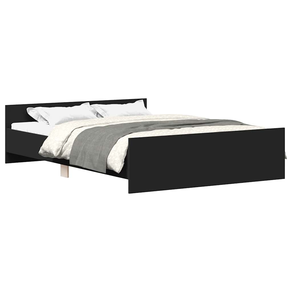 8721012157460_a_en_hd_1 vidaXL Bed Frame without Mattress Black 135x190 cm - Image 2