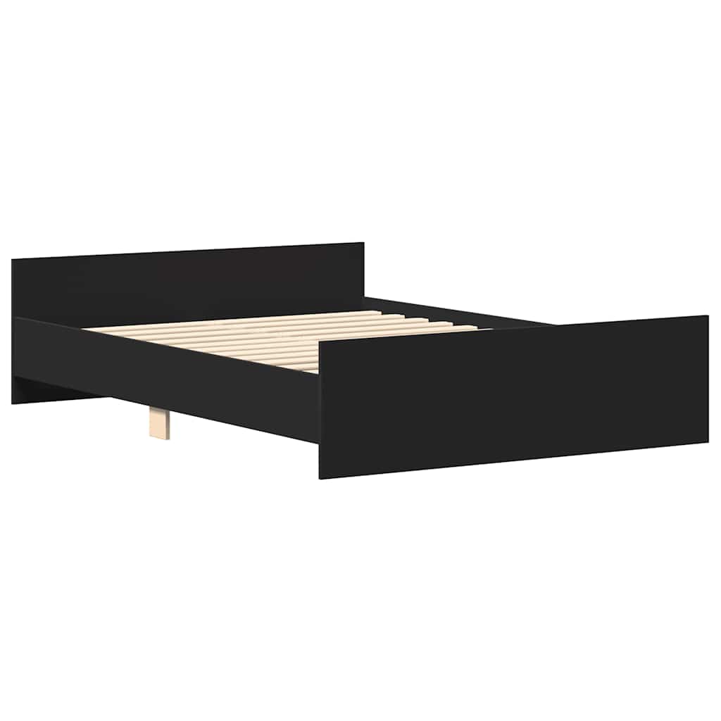 8721012157460_g_en_hd_1 vidaXL Bed Frame without Mattress Black 135x190 cm - Image 3