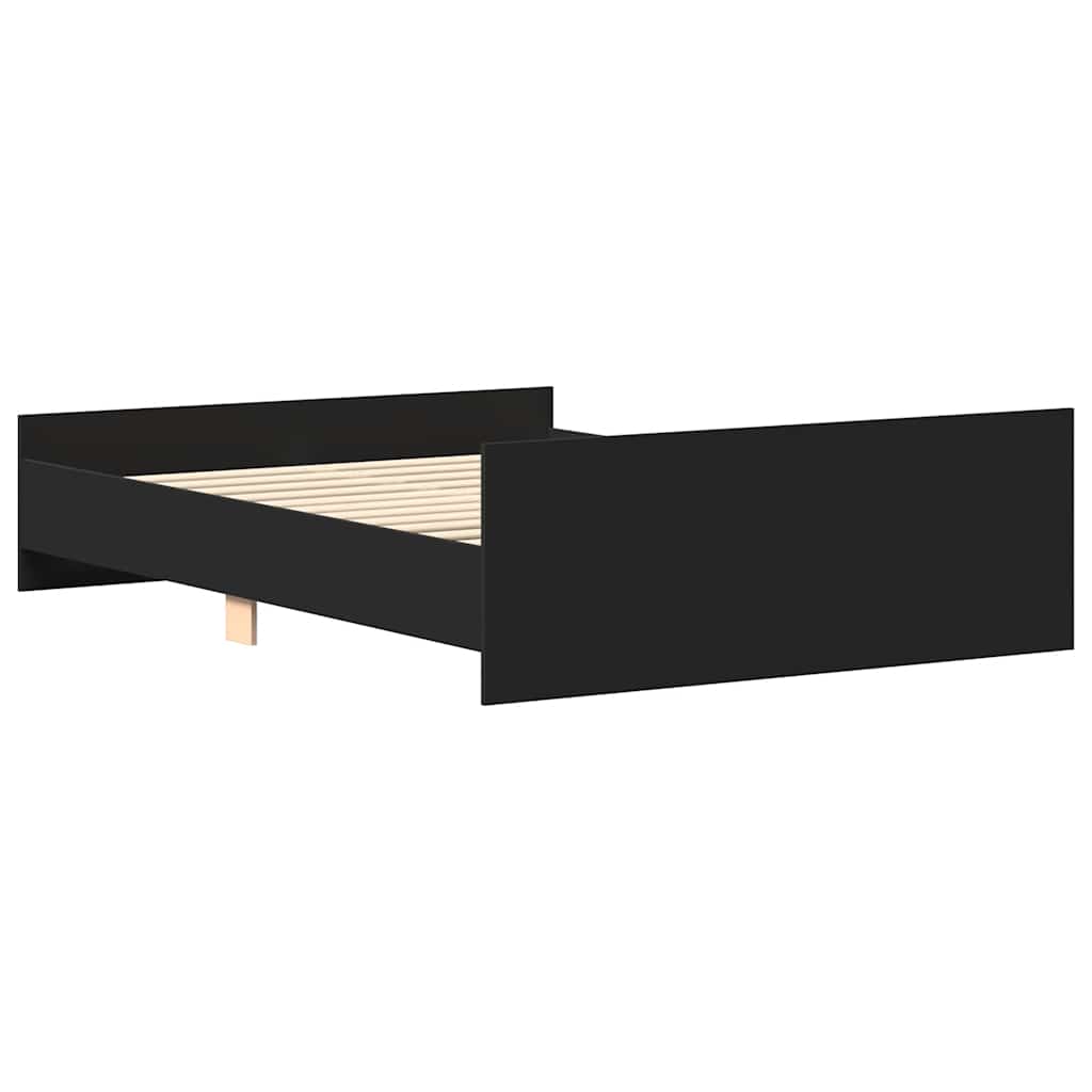 8721012157460_g_en_hd_5 vidaXL Bed Frame without Mattress Black 135x190 cm - Image 7