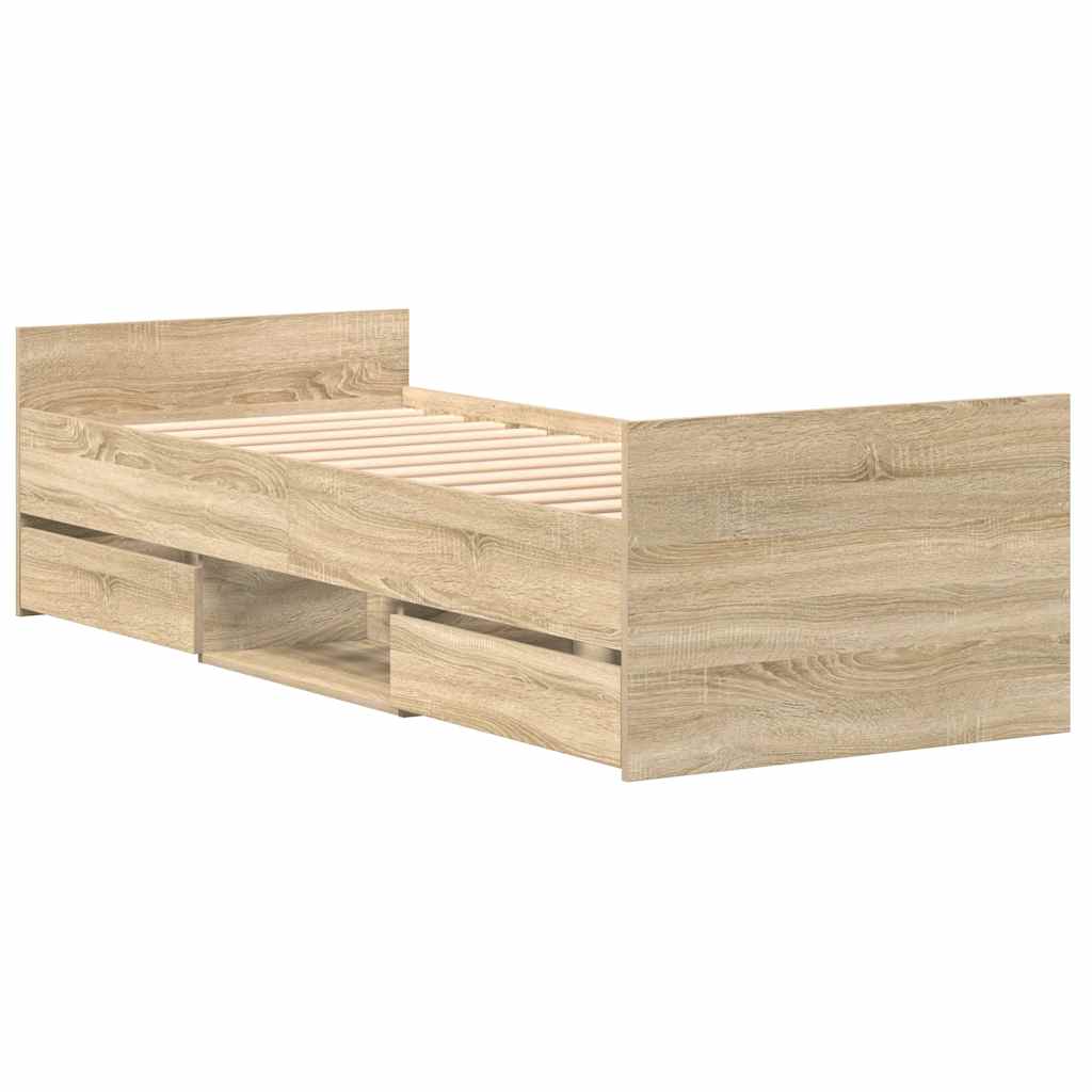 8721012157682_g_en_hd_6 vidaXL Bed Frame without Mattress Sonoma Oak 90x190 cm - Image 8