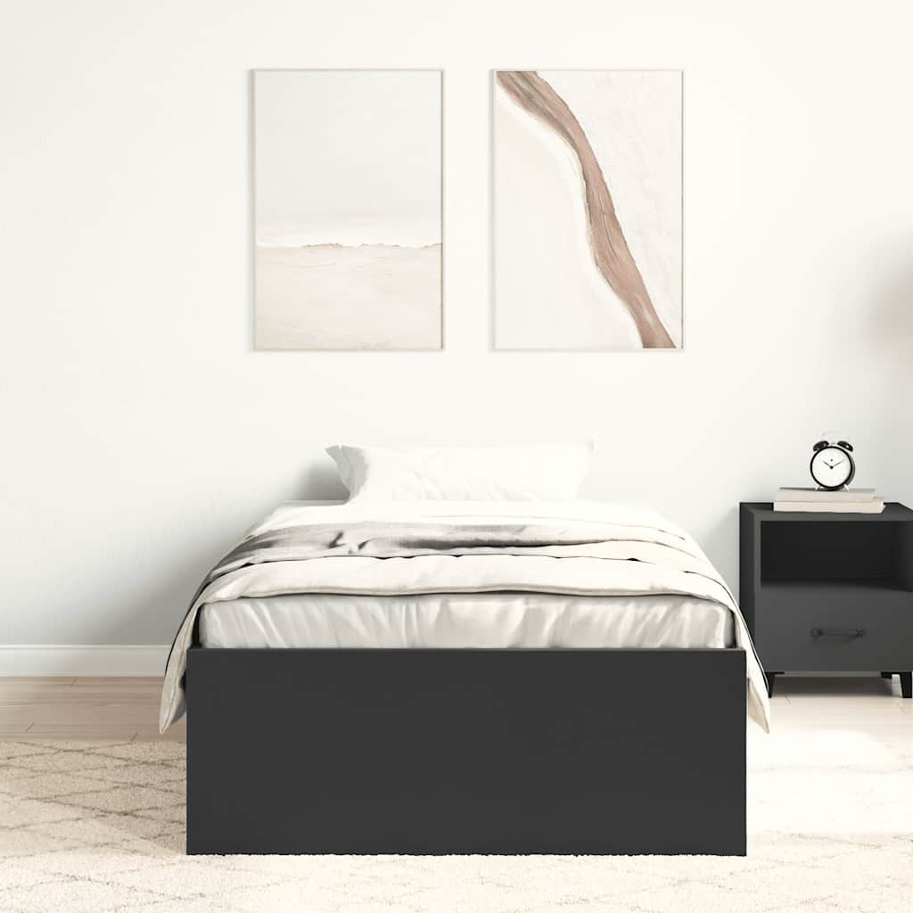 8721012157958_g_en_hd_1 vidaXL Bed Frame without Mattress Black 90x190 cm - Image 3