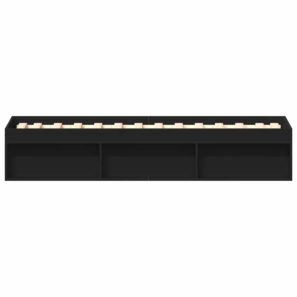 8721012157958_g_en_hd_4 vidaXL Bed Frame without Mattress Black 90x190 cm - Image 6