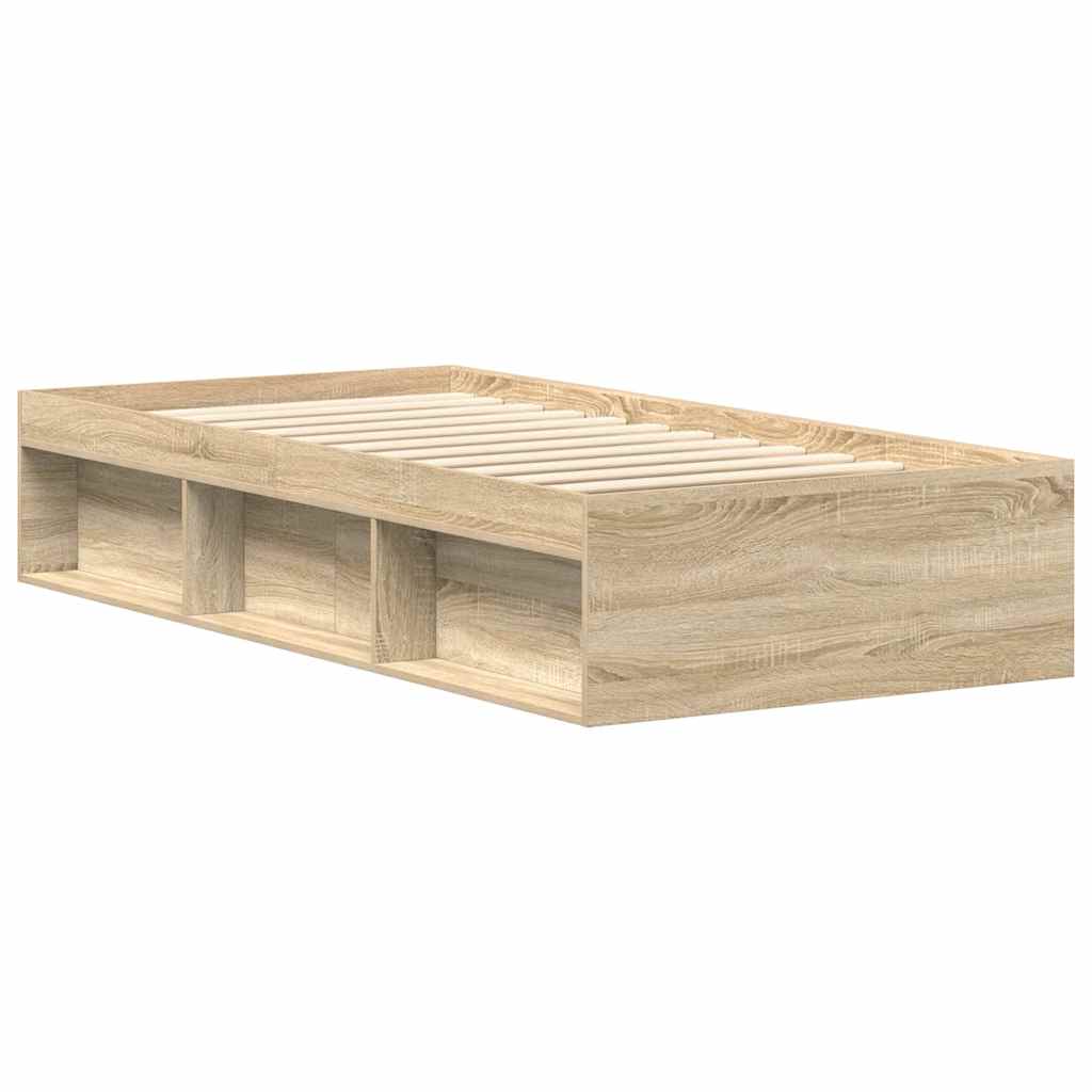 8721012157965_g_en_hd_5 vidaXL Bed Frame without Mattress Sonoma Oak 90x190 cm - Image 7