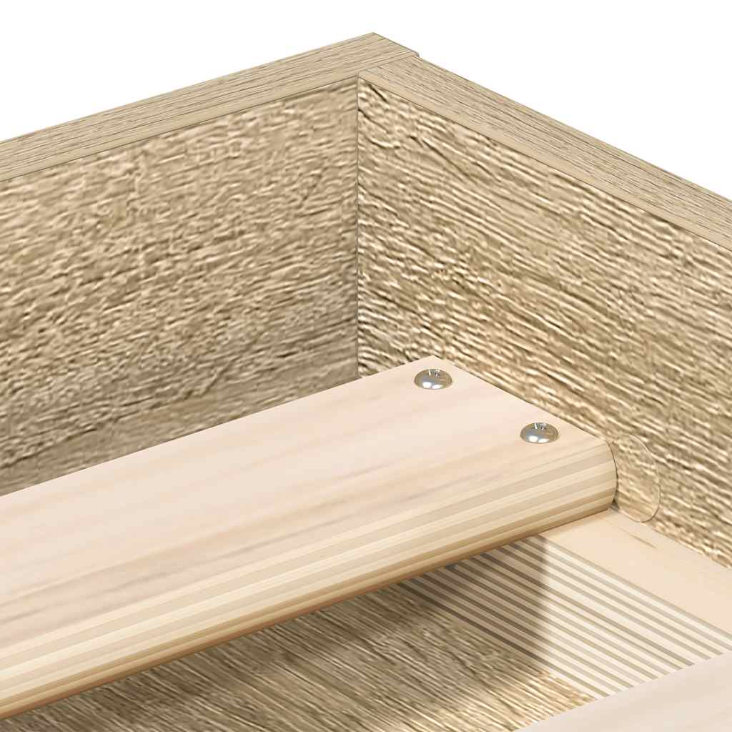 8721012158245_g_en_hd_6 vidaXL Bed Frame without Mattress Sonoma Oak 150x200 cm - Image 8