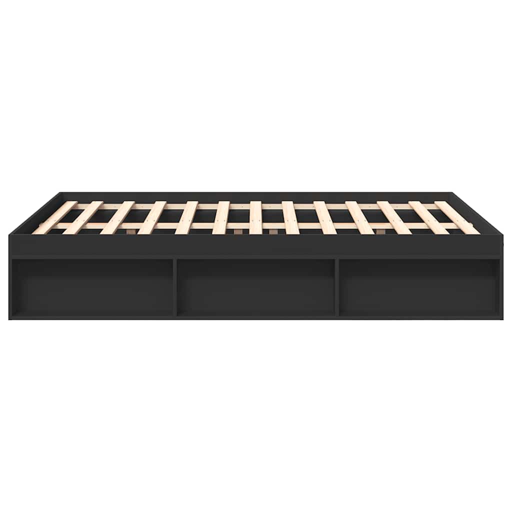 8721012158658_g_en_hd_4 vidaXL Bed Frame without Mattress Black 135x190 cm - Image 6