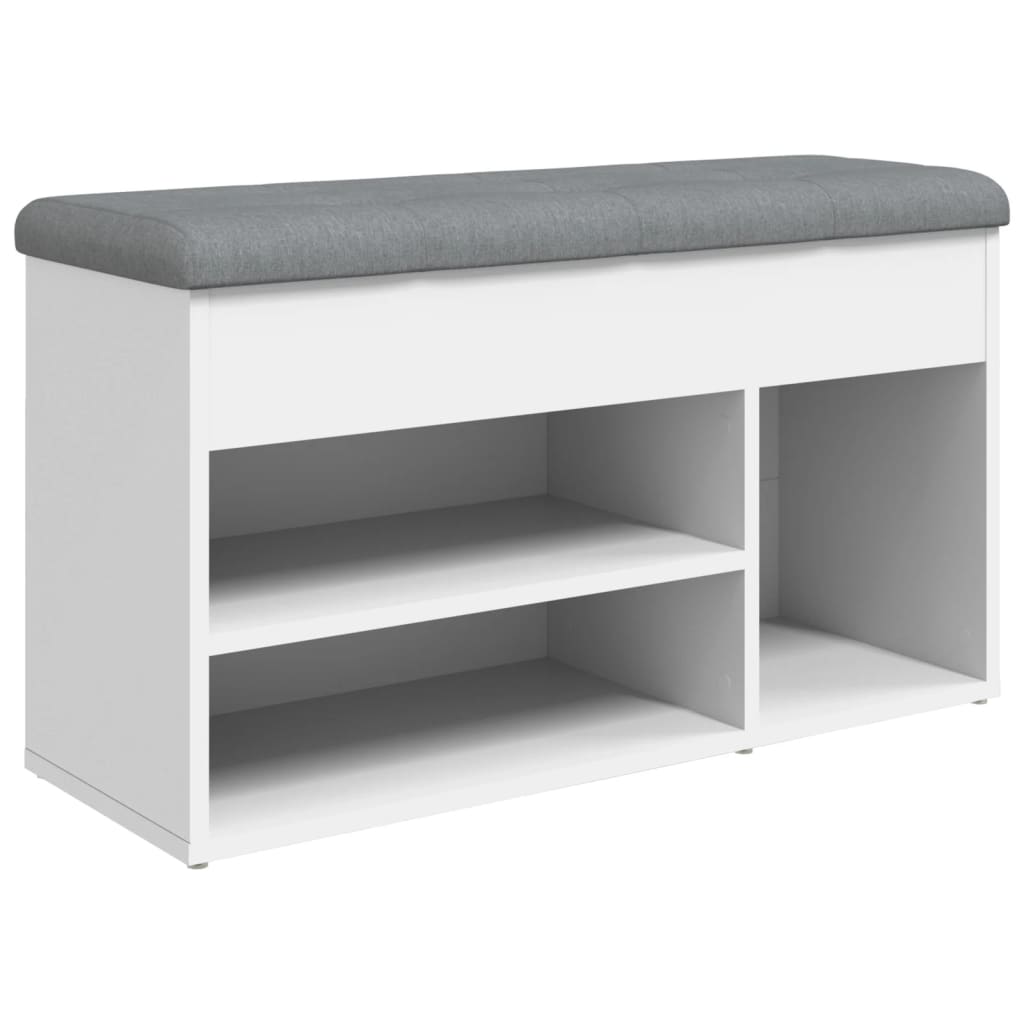 8721012162297_a_en_hd_1 vidaXL Shoe Bench White 82x32x45.5 cm Engineered Wood - Image 2