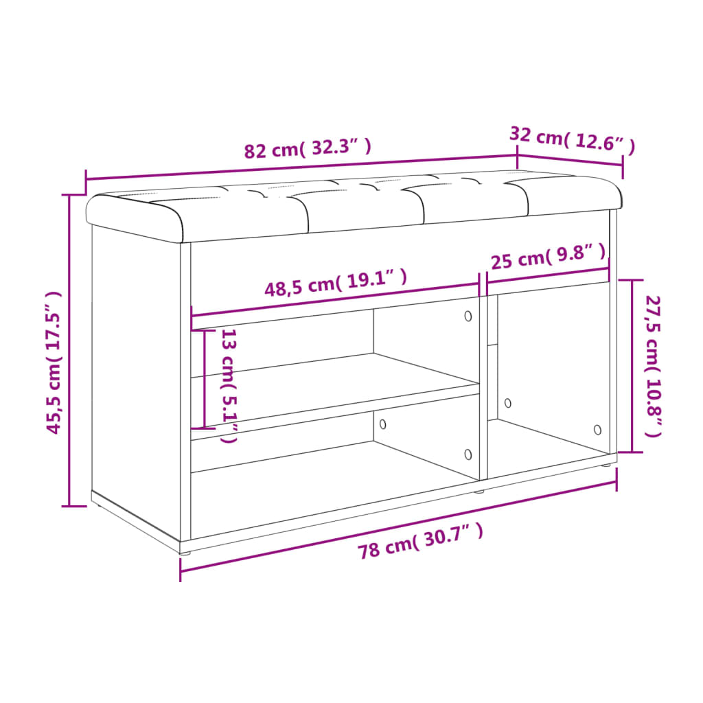 8721012162297_g_en_hd_9 vidaXL Shoe Bench White 82x32x45.5 cm Engineered Wood - Image 11