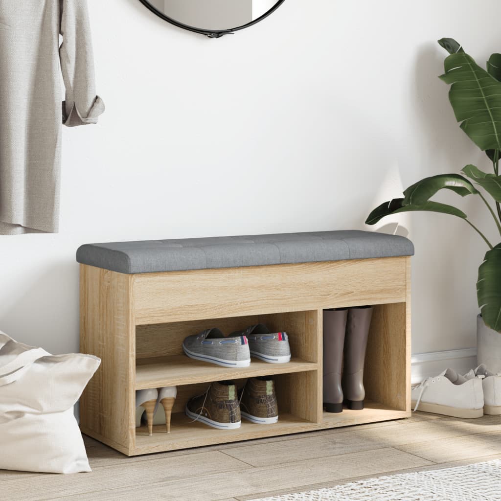 8721012162310_g_en_hd_1 vidaXL Shoe Bench Sonoma Oak 82x32x45,5 cm Engineered Wood - Image 3