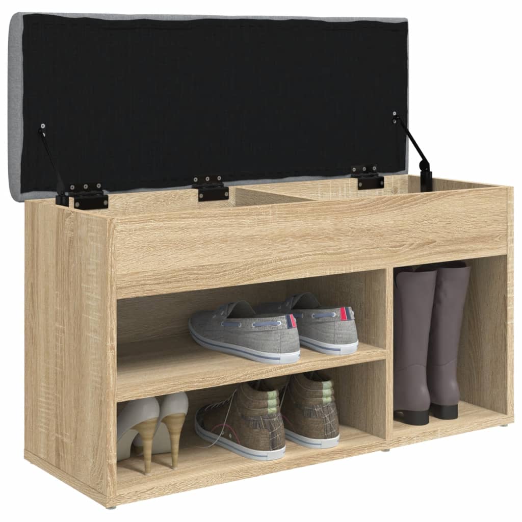 8721012162310_g_en_hd_2 vidaXL Shoe Bench Sonoma Oak 82x32x45,5 cm Engineered Wood - Image 4