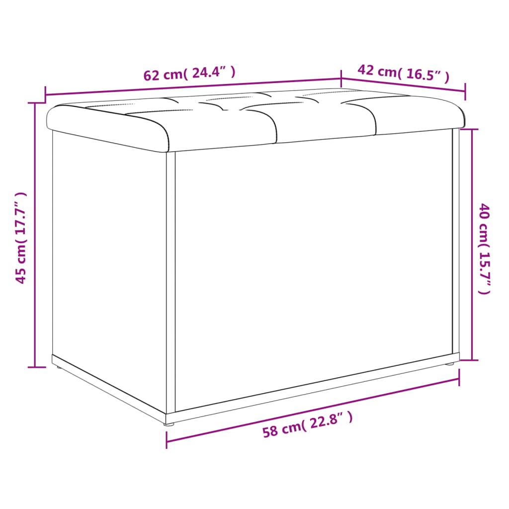 8721012162433_g_en_hd_8 vidaXL Storage Bench White 62x42x45 cm Engineered Wood - Image 10