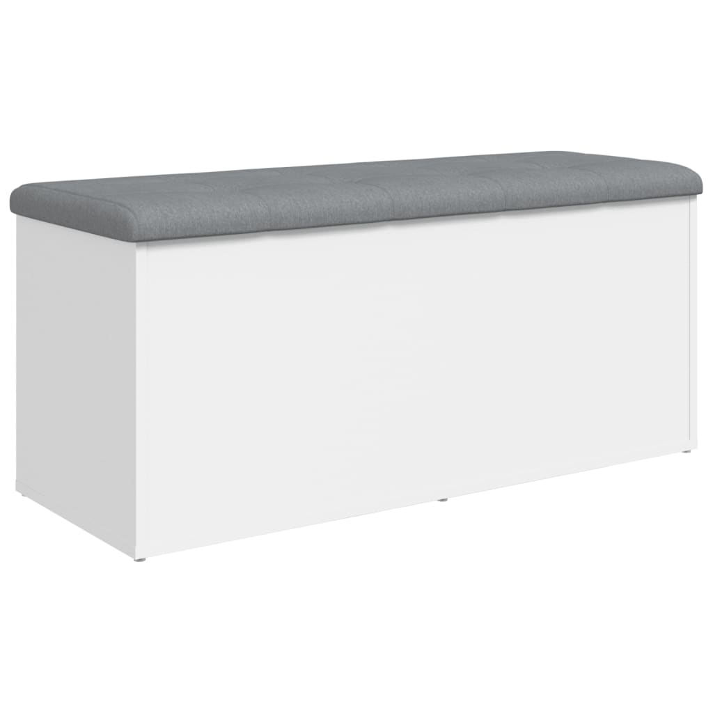 8721012162570_a_en_hd_1 vidaXL Storage Bench White 102x42x45 cm Engineered Wood - Image 2