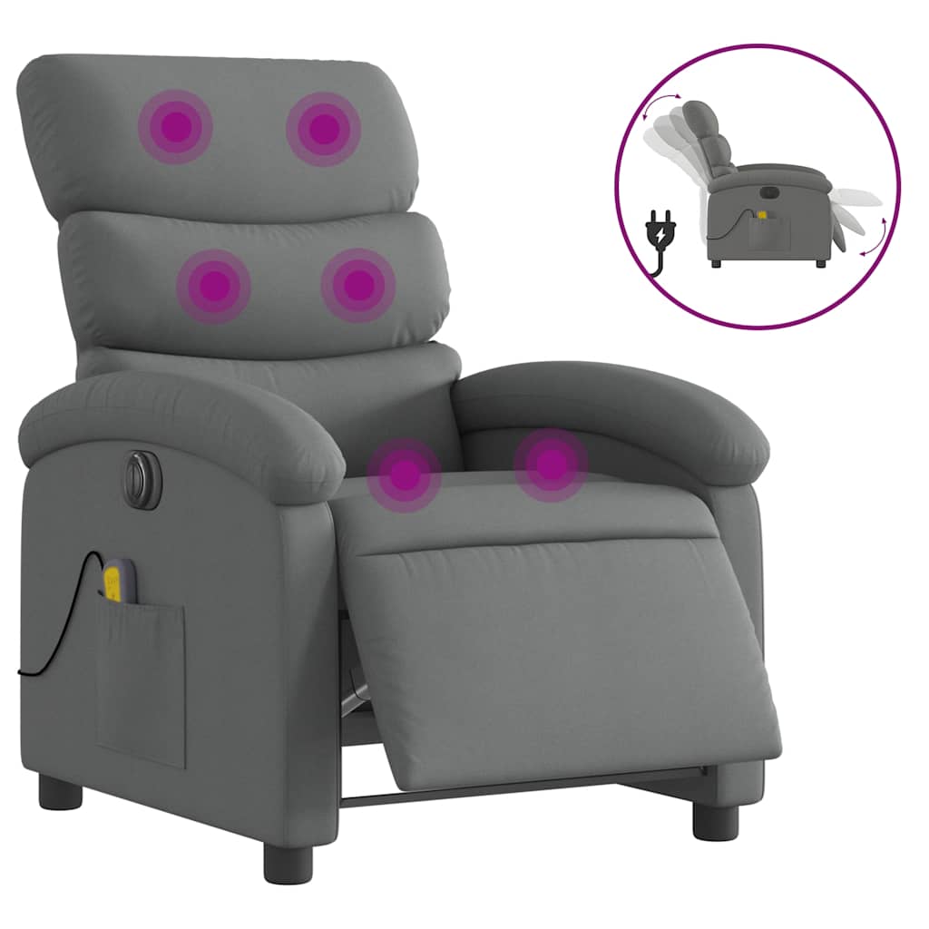8721012178564_a_en_hd_1 vidaXL Electric Massage Recliner Chair Dark Grey Fabric - Image 2