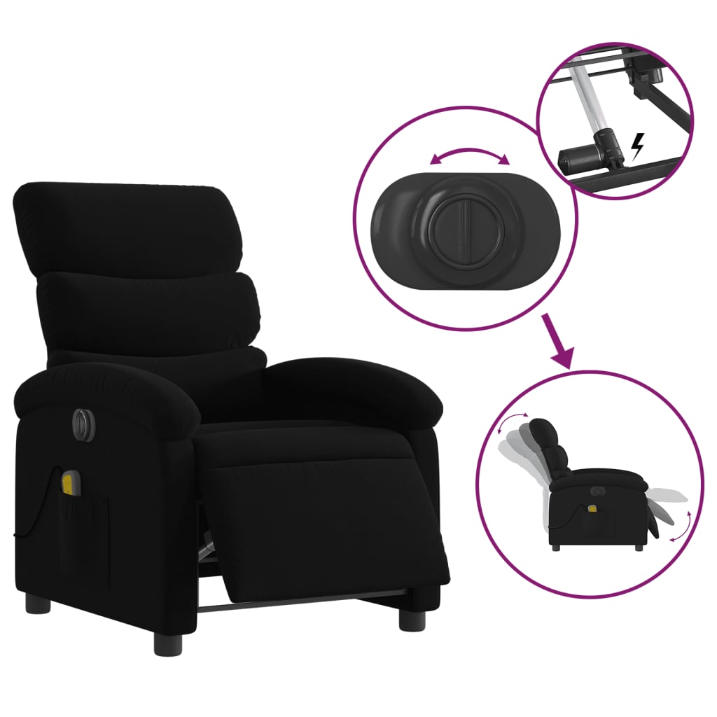 8721012178571_g_en_hd_4 vidaXL Electric Massage Recliner Chair Black Fabric - Image 6