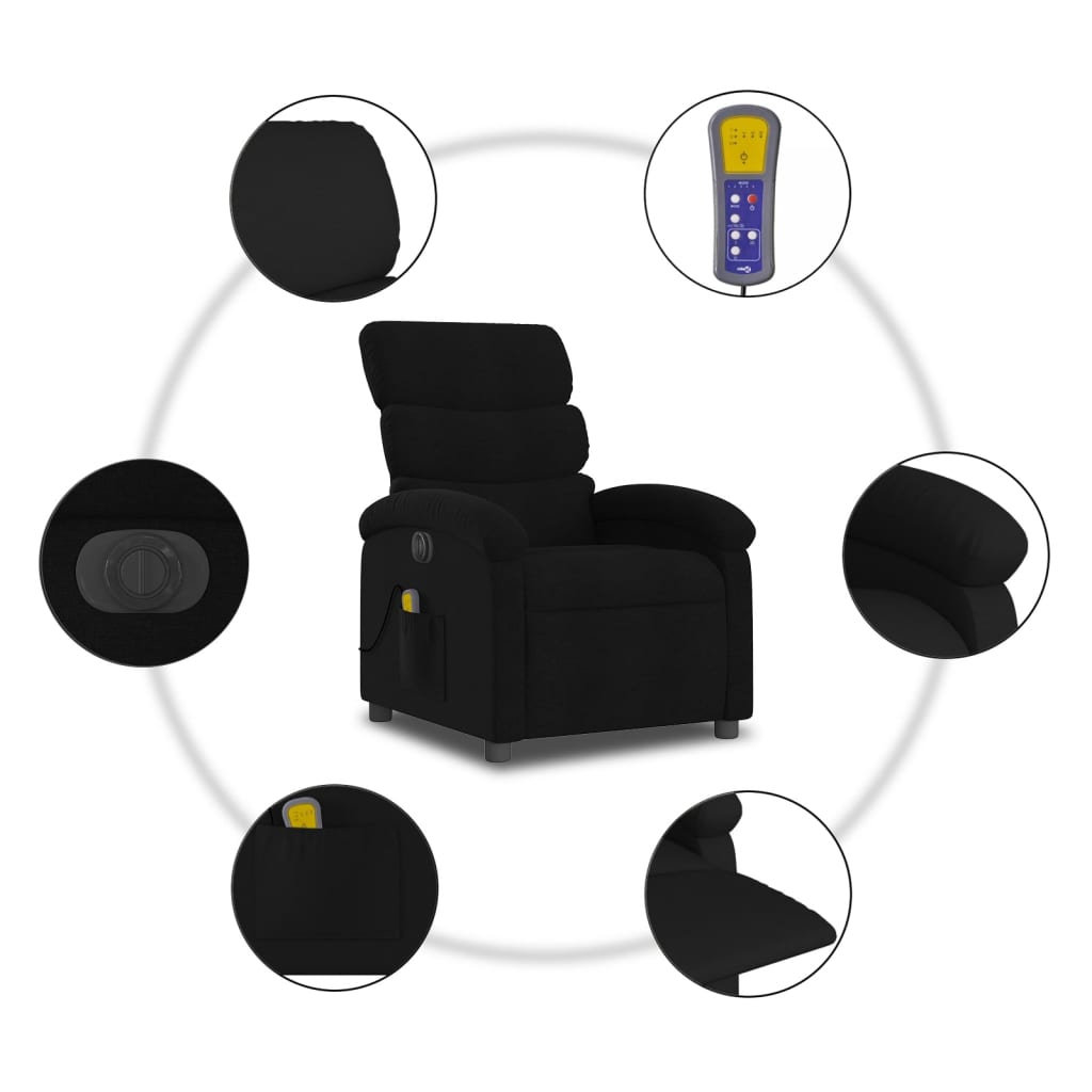 8721012178571_g_en_hd_6 vidaXL Electric Massage Recliner Chair Black Fabric - Image 8