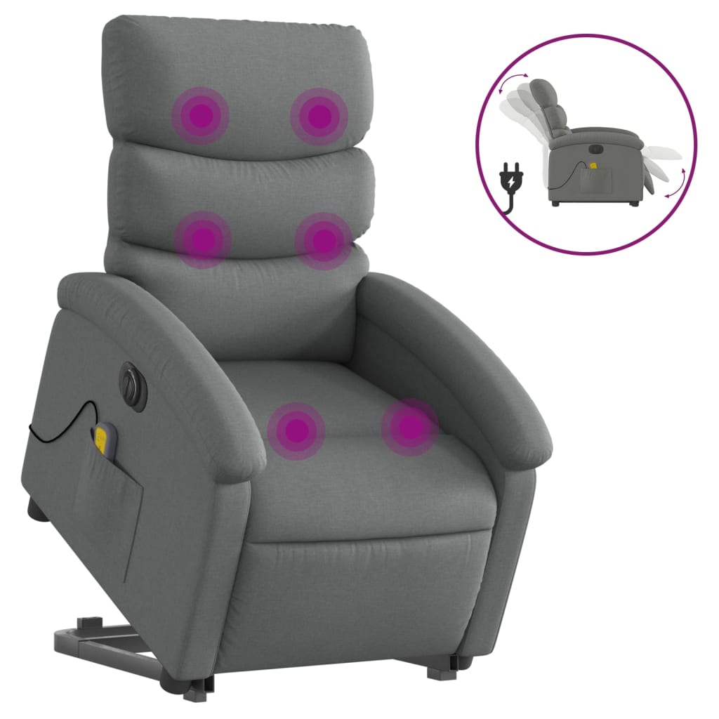 8721012178625_a_en_hd_1 vidaXL Electric Stand up Massage Recliner Chair Dark Grey Fabric - Image 2