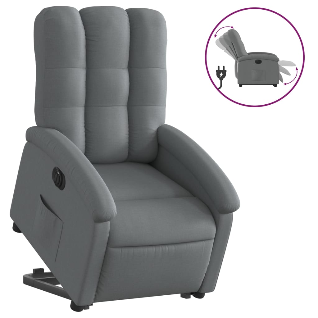 8721012178939_a_en_hd_1 vidaXL Electric Stand up Recliner Chair Dark Grey Fabric - Image 2