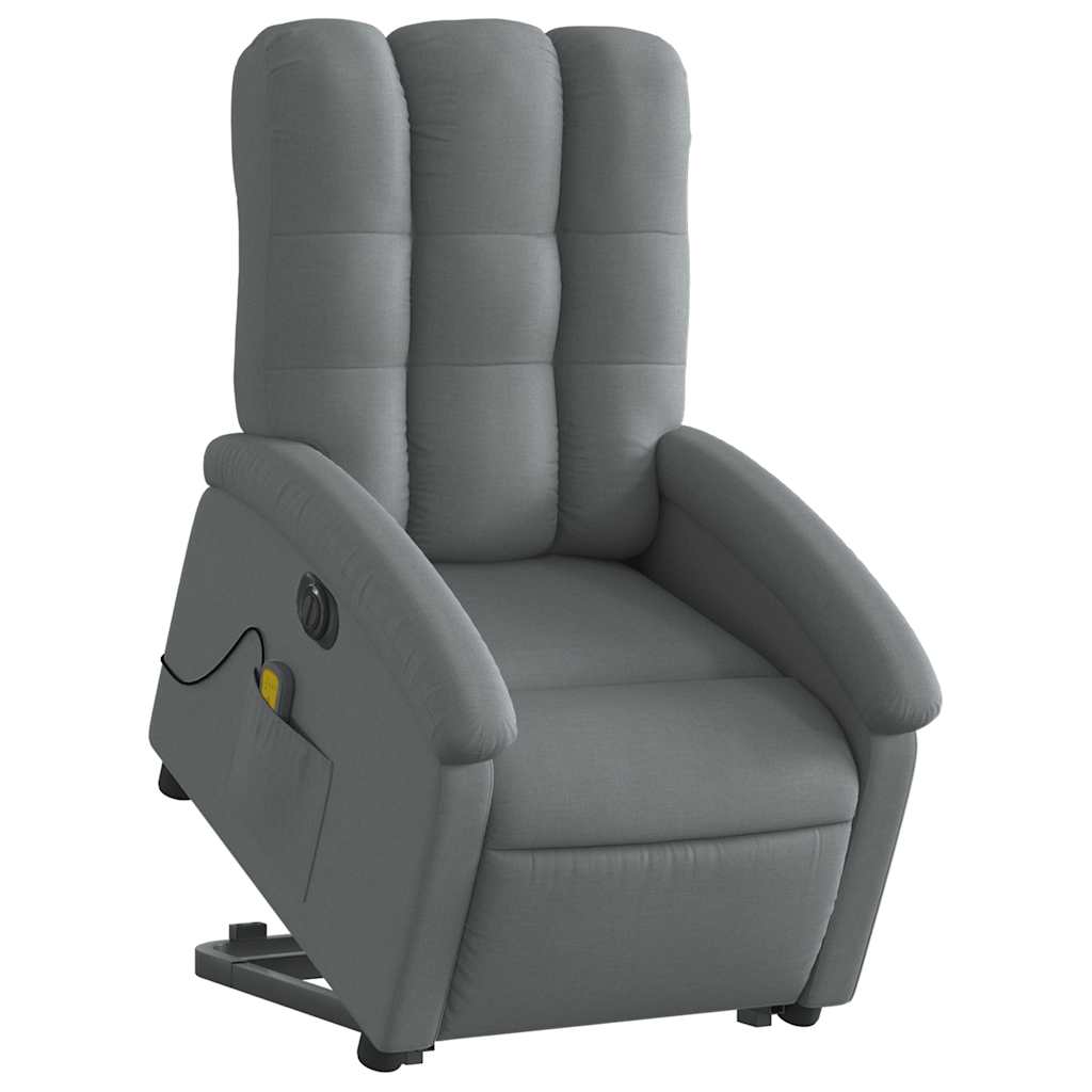 8721012178977_g_en_hd_1 vidaXL Electric Stand up Massage Recliner Chair Dark Grey Fabric - Image 3
