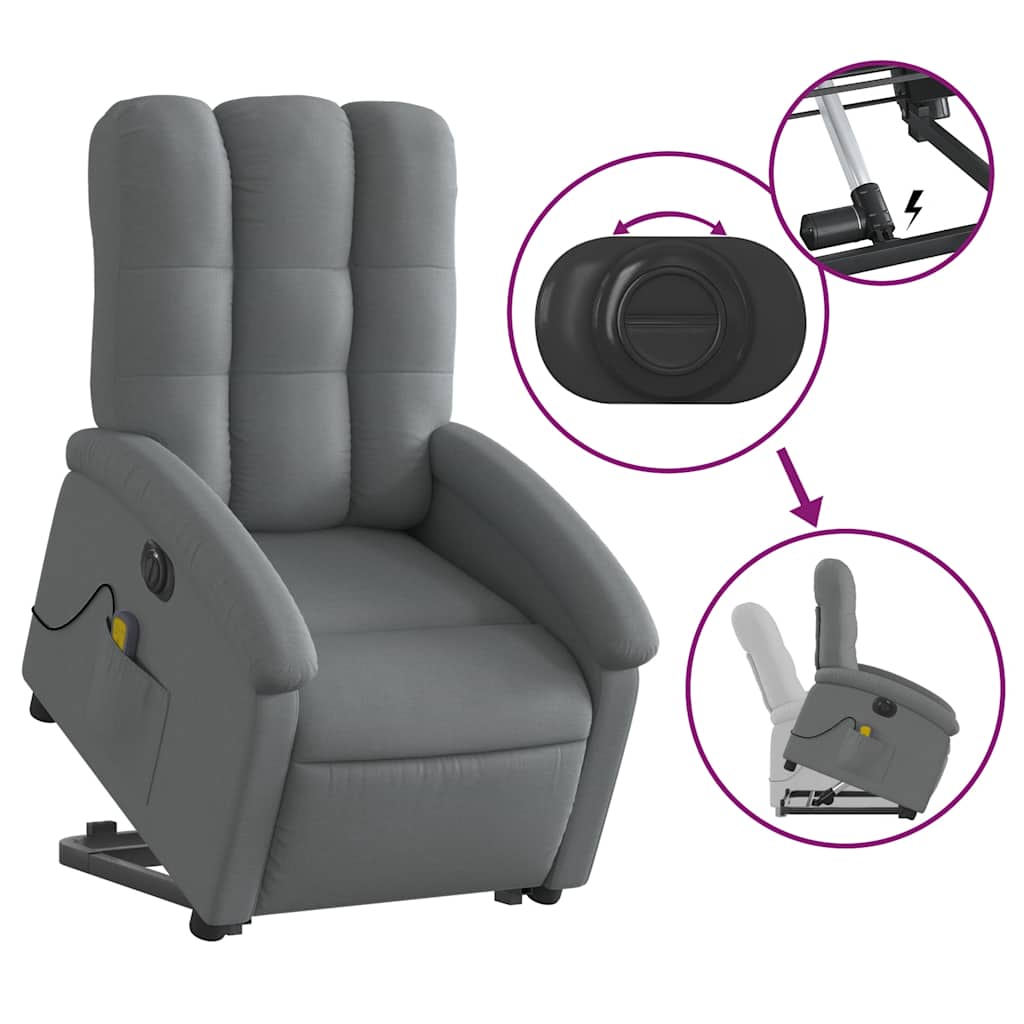 8721012178977_g_en_hd_9 vidaXL Electric Stand up Massage Recliner Chair Dark Grey Fabric - Image 11