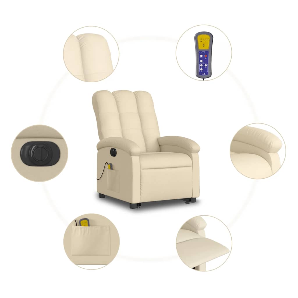 8721012178991_g_en_hd_6 vidaXL Electric Stand up Massage Recliner Chair Cream Fabric - Image 8