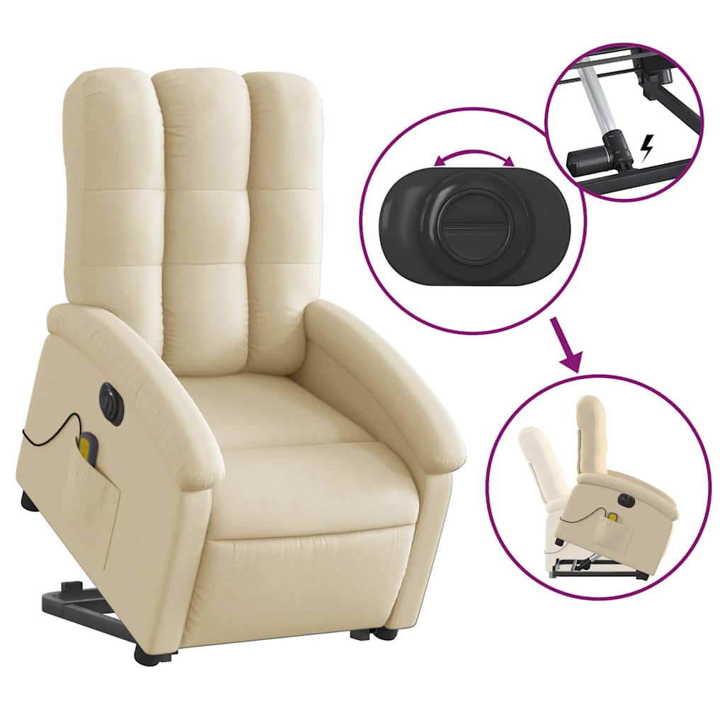 8721012178991_g_en_hd_9 vidaXL Electric Stand up Massage Recliner Chair Cream Fabric - Image 11