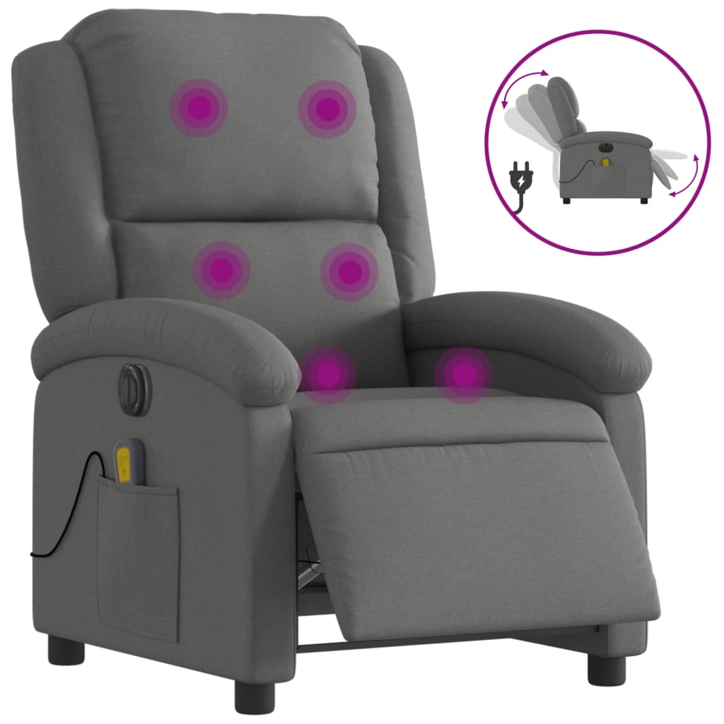 8721012179134_a_en_hd_1 vidaXL Electric Massage Recliner Chair Dark Grey Fabric - Image 2