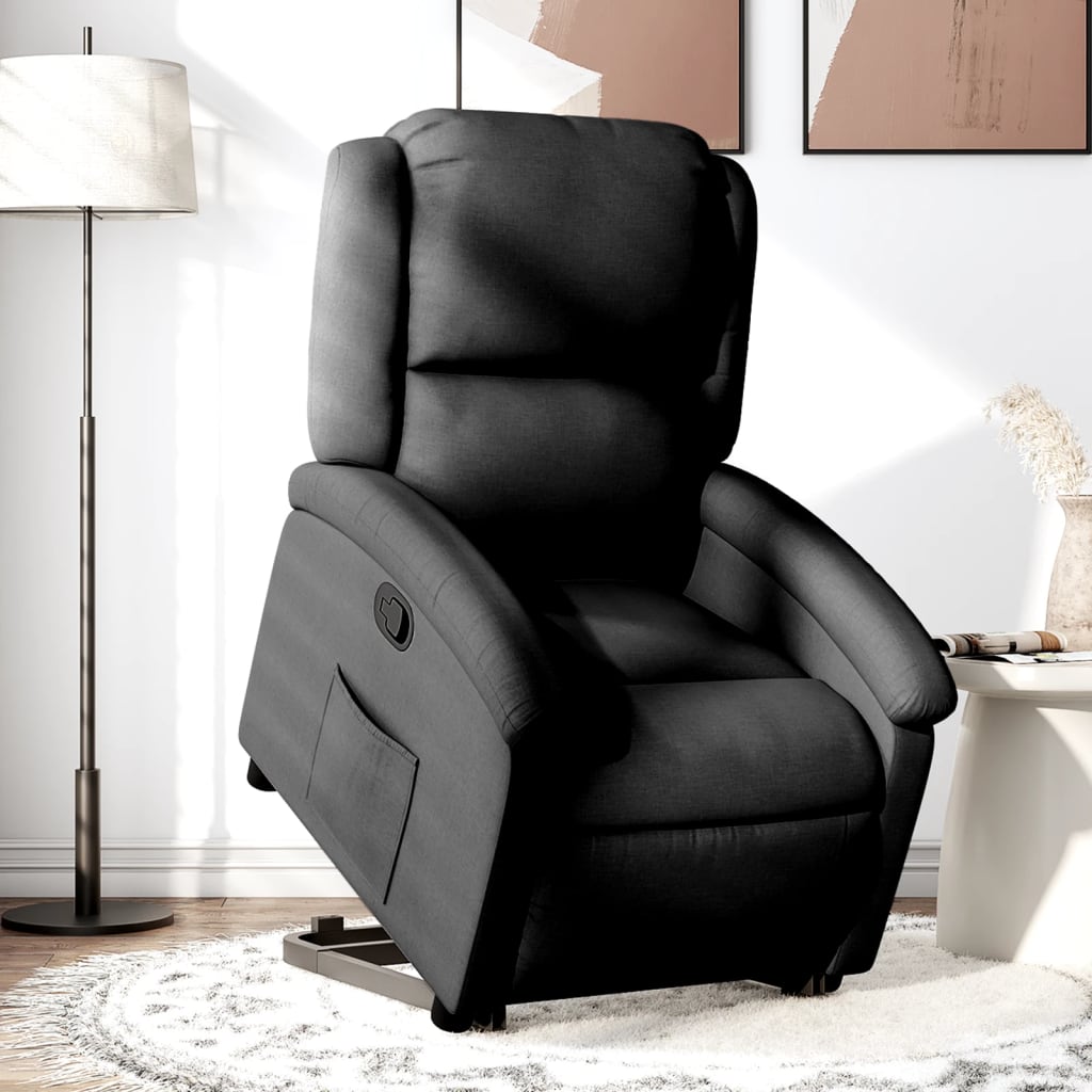 8721012179189_m_en_hd_1 vidaXL Stand up Recliner Chair Black Fabric - Image 1