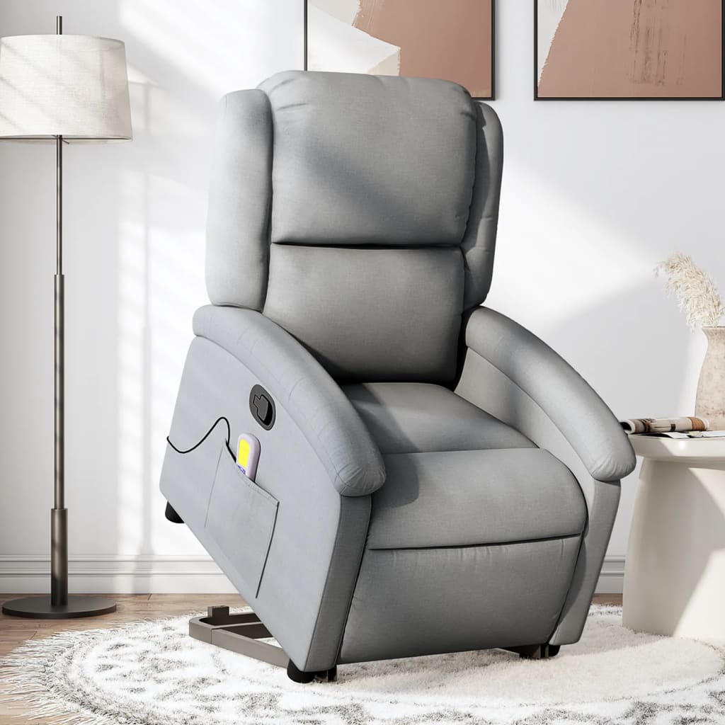 8721012179202_m_en_hd_1 vidaXL Stand up Massage Recliner Chair Light Grey Fabric - Image 1