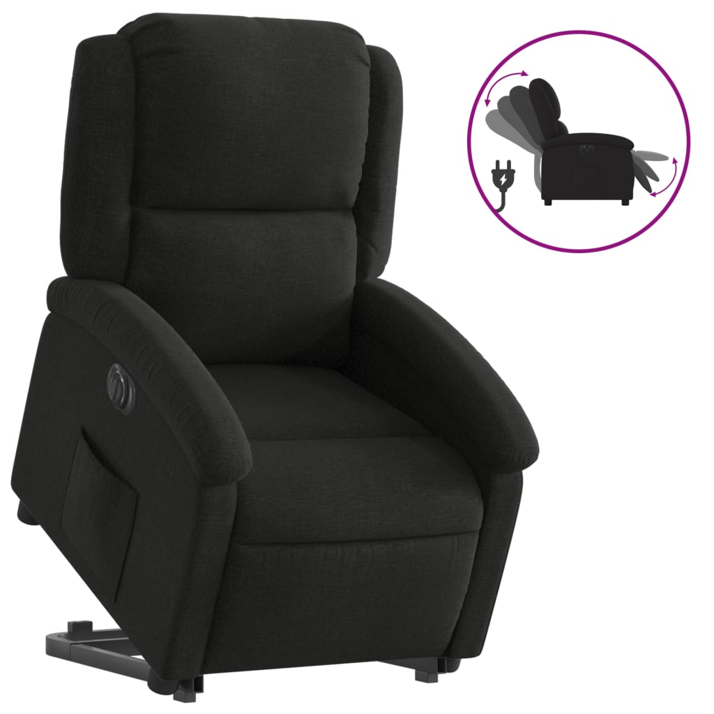 8721012179264_a_en_hd_1 vidaXL Electric Stand up Recliner Chair Black Fabric - Image 2