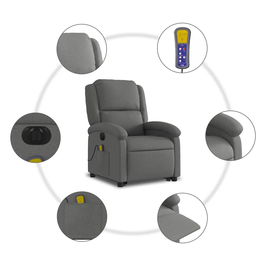 8721012179295_g_en_hd_6 vidaXL Electric Stand up Massage Recliner Chair Dark Grey Fabric - Image 8