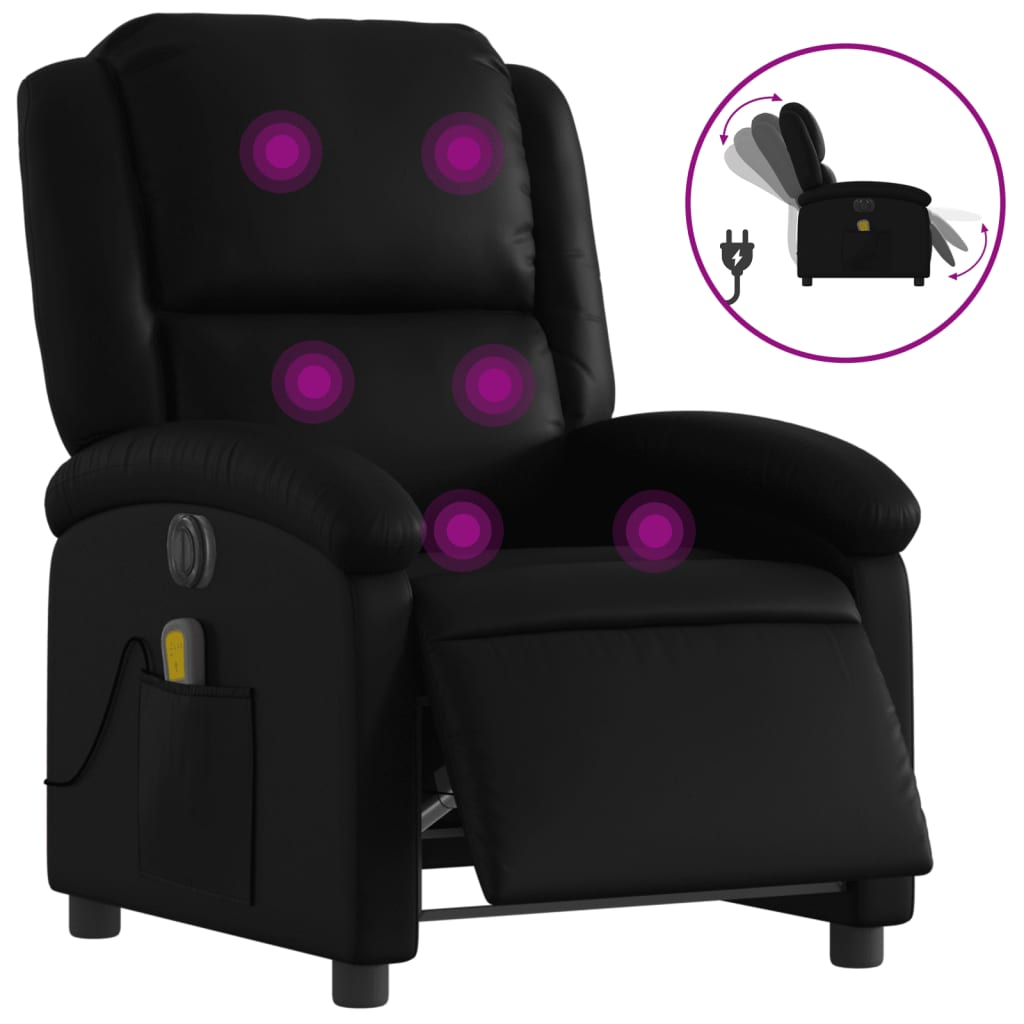 8721012179417_a_en_hd_1 vidaXL Electric Massage Recliner Chair Black Faux Leather - Image 2