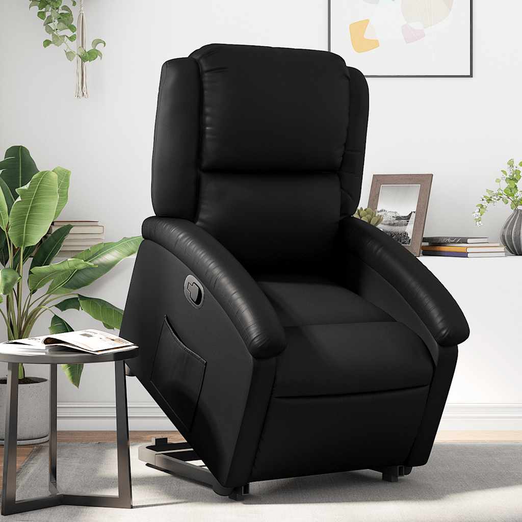 8721012179448_m_en_hd_1 vidaXL Stand up Recliner Chair Black Faux Leather - Image 1
