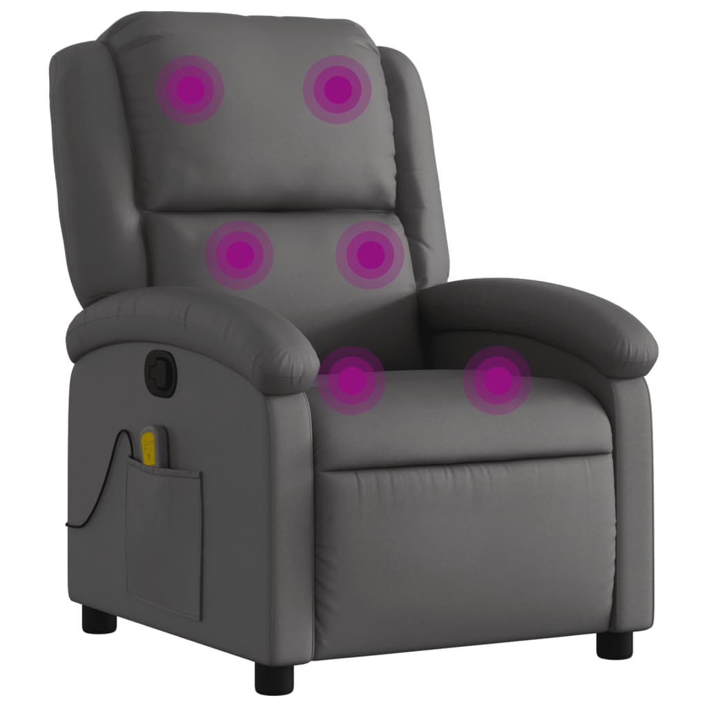 8721012179615_a_en_hd_1 vidaXL Massage Recliner Chair Grey Real Leather - Image 2