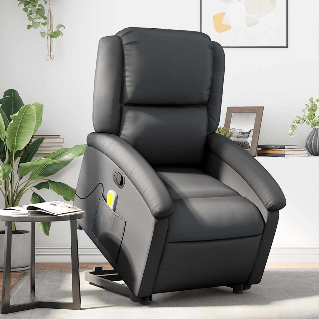 8721012179714_m_en_hd_1 vidaXL Stand up Massage Recliner Chair Black Real Leather - Image 1