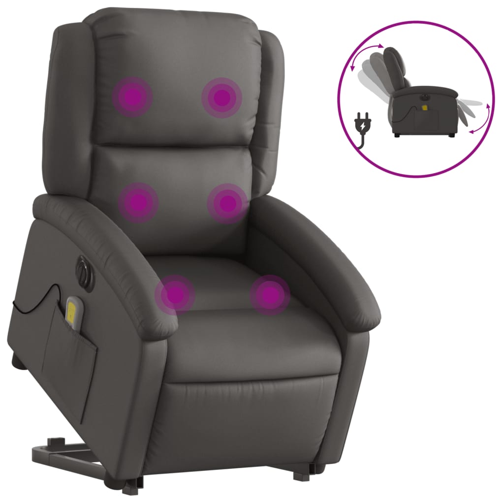 8721012179790_a_en_hd_1 vidaXL Electric Stand up Massage Recliner Chair Grey Real Leather - Image 2