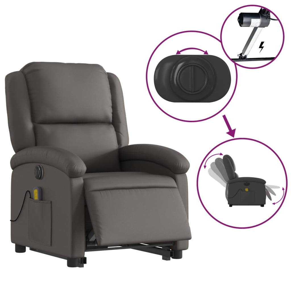 8721012179790_g_en_hd_3 vidaXL Electric Stand up Massage Recliner Chair Grey Real Leather - Image 5