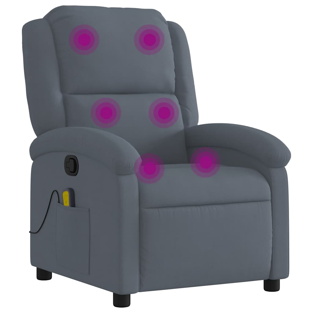 8721012179820_a_en_hd_1 vidaXL Massage Recliner Chair Dark Grey Velvet - Image 2