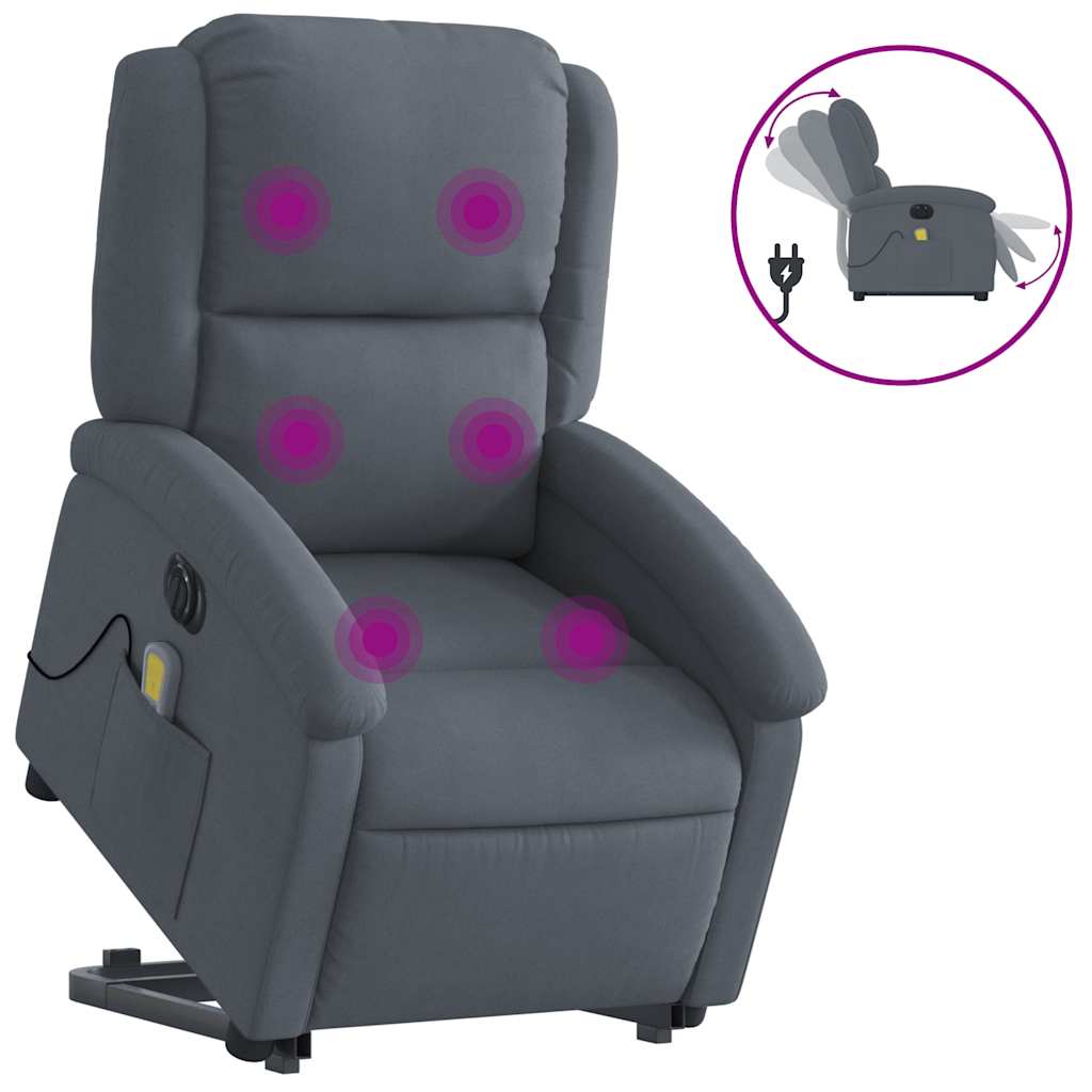 8721012179943_a_en_hd_1 vidaXL Electric Stand up Massage Recliner Chair Dark Grey Velvet - Image 2