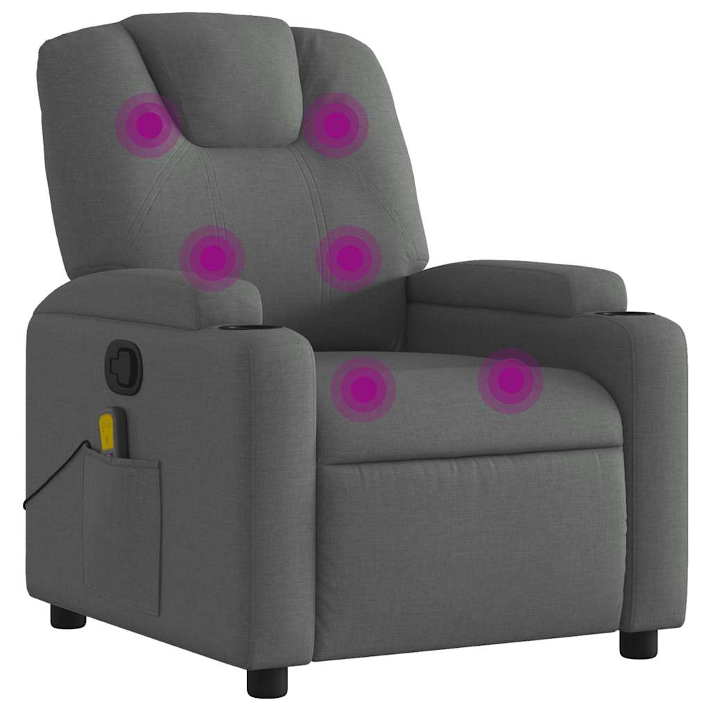 8721012180017_a_en_hd_1 vidaXL Massage Recliner Chair Dark Grey Fabric - Image 2