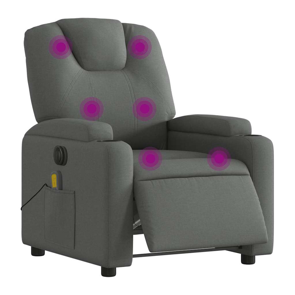 8721012180093_g_en_hd_1 vidaXL Electric Massage Recliner Chair Dark Grey Fabric - Image 3