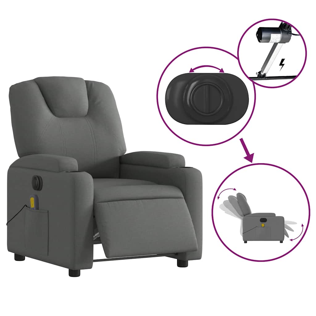 8721012180093_g_en_hd_4 vidaXL Electric Massage Recliner Chair Dark Grey Fabric - Image 6
