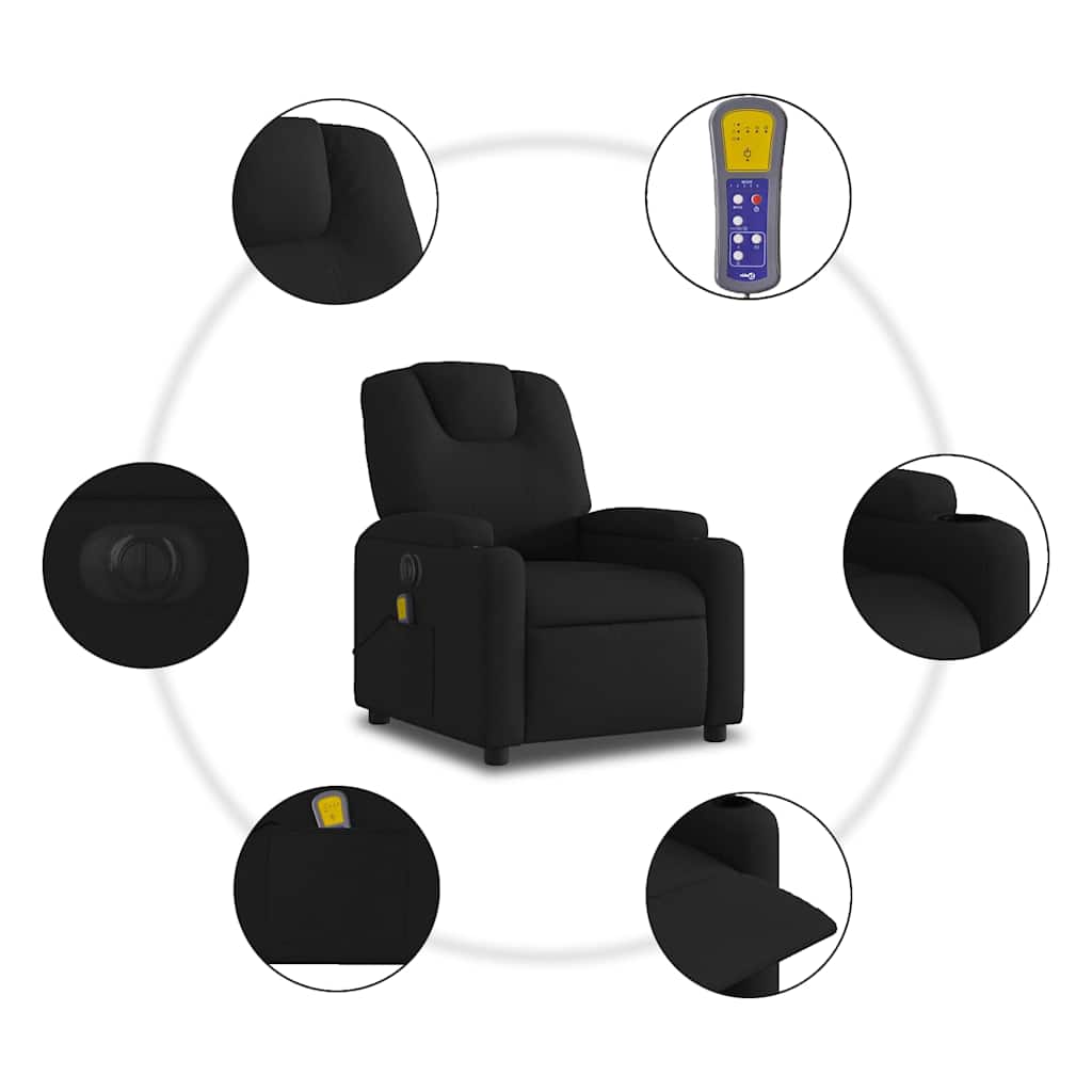 8721012180109_g_en_hd_6 vidaXL Electric Massage Recliner Chair Black Fabric - Image 8
