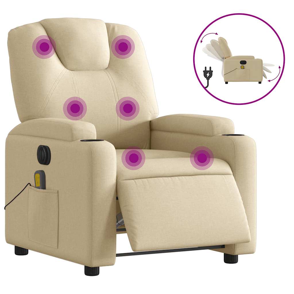 8721012180116_a_en_hd_1 vidaXL Electric Massage Recliner Chair Cream Fabric - Image 2