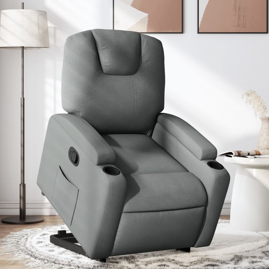 8721012180130_m_en_hd_1 vidaXL Stand up Recliner Chair Dark Grey Fabric - Image 1