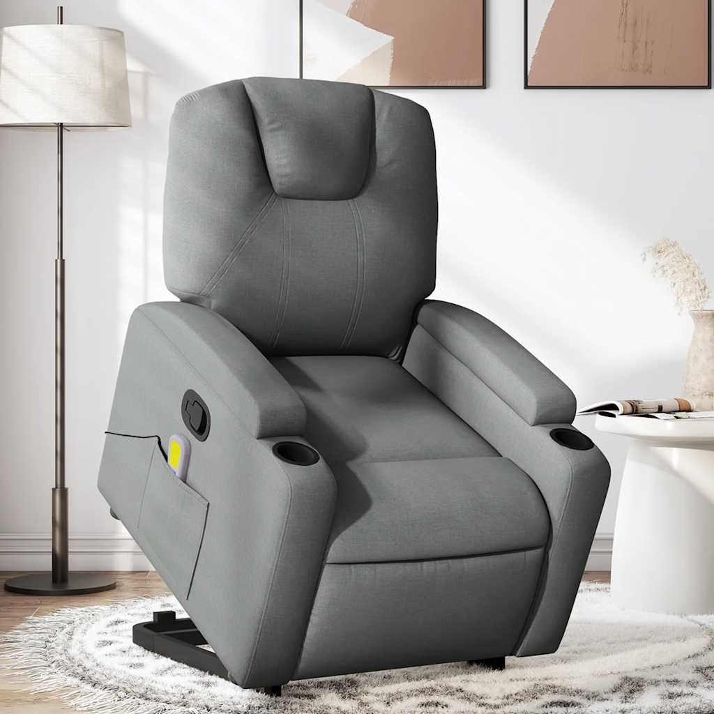 8721012180178_m_en_hd_1 vidaXL Stand up Massage Recliner Chair Dark Grey Fabric - Image 1