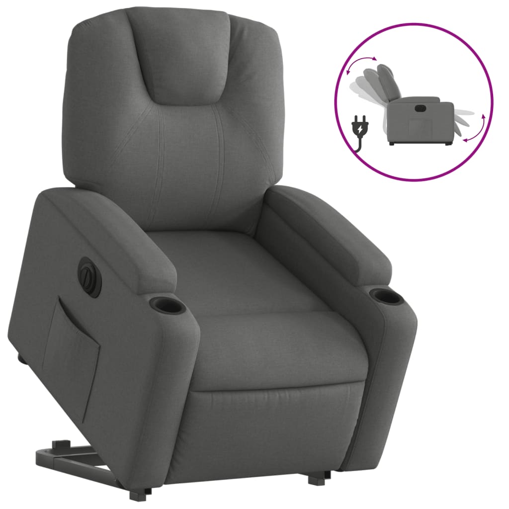 8721012180215_a_en_hd_1 vidaXL Electric Stand up Recliner Chair Dark Grey Fabric - Image 2