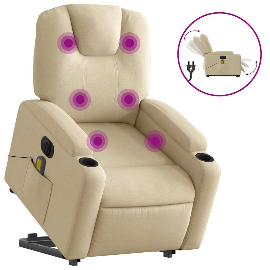 8721012180277_a_en_hd_1 vidaXL Electric Stand up Massage Recliner Chair Cream Fabric - Image 2